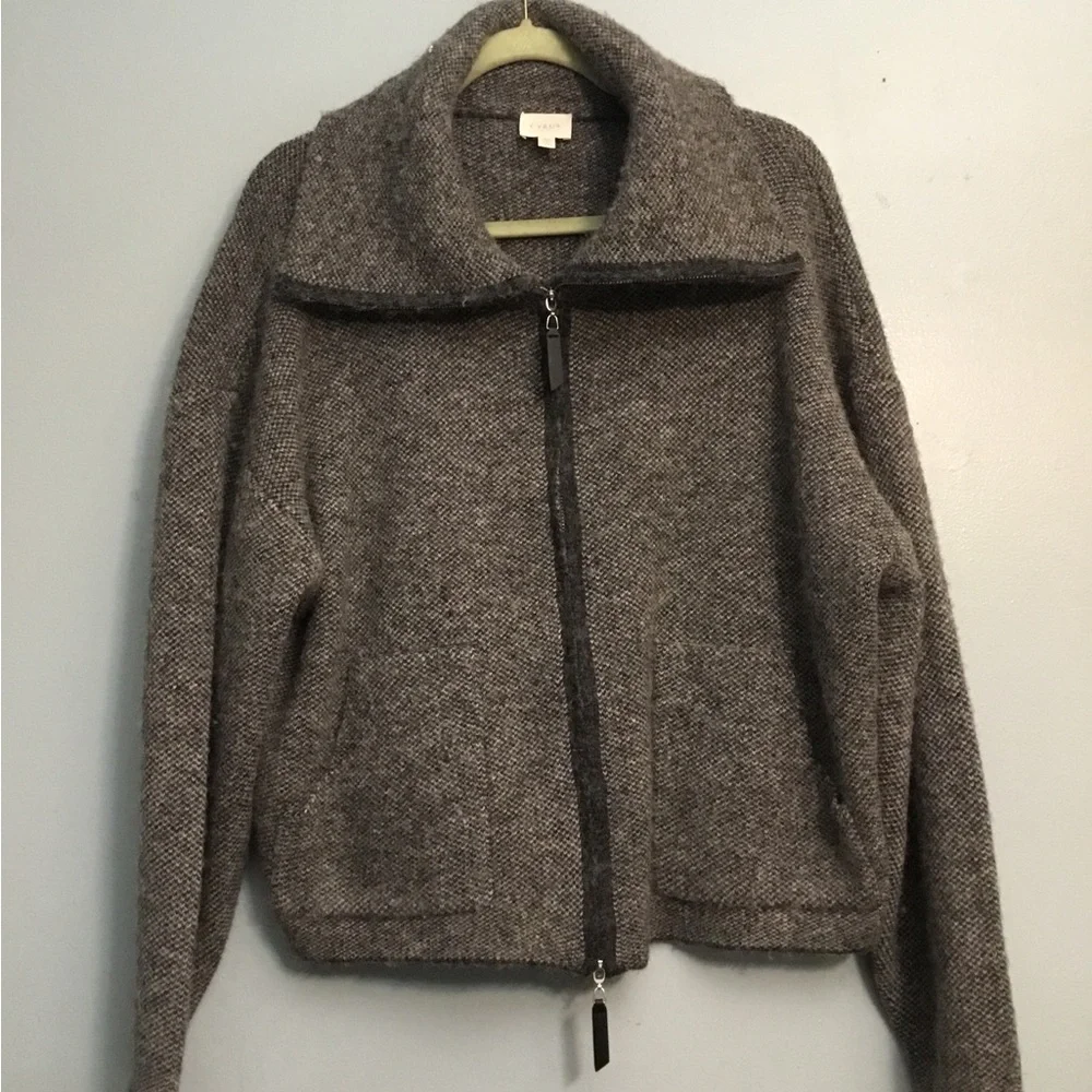 Cyrus Charcoal Teddy Jacket for Women